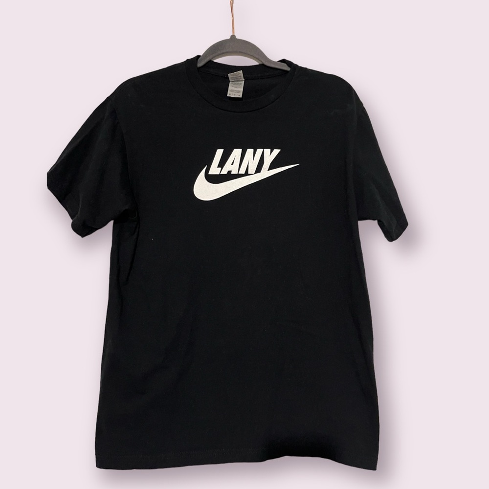 Lany Nike Logo Black Graphic Tee